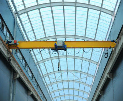 10 Ton 3 - 30m / Min Listrik Single Girder Overhead Crane Gaya Eropa