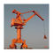 Sertifikasi ISO Harbour Portal Crane Gantry Luffing 20m- 26m / Min Kecepatan Perjalanan