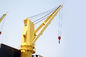 Remote Control Knuckle Boom Marine Deck Crane 20 - 50 Ton Disesuaikan