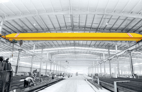 Remote Control Overhead Bepergian Crane 10 Ton EOT Crane Rentang 7.5m- 31.5m