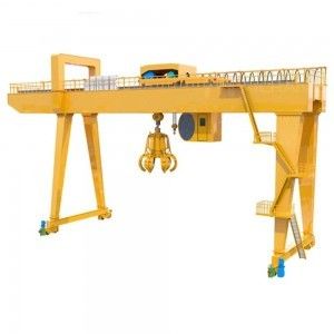 Rentang Lebar 80t Bepergian Gantry Crane Portal Gantry Crane Dengan Hook