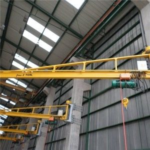 ISO Space Saving Light Duty Wall Mounted Jib Crane Garansi 12 Bulan