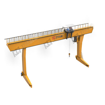 L Tipe 10 ton 20 ton Single Girder Gantry Crane Dengan Electric Hoist 6m 9m Lifting Height