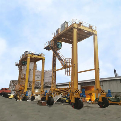 30t 40.5t Portal Kontainer Gantry Crane Ban Karet A6 A7 A8