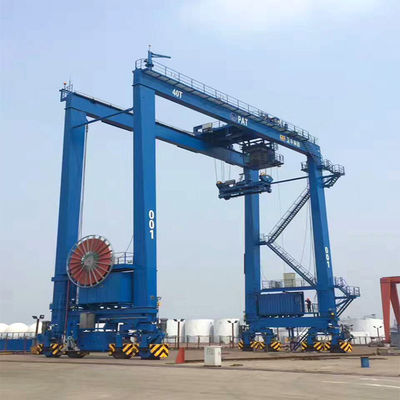 Portal Kontainer Khusus Rtg Gantry Crane Ban Karet A8 30t