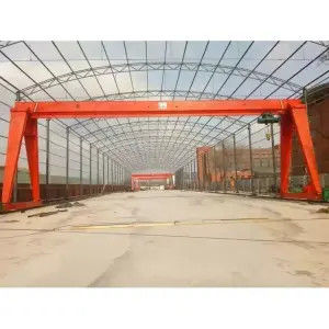 Heavy Duty Single Girder Gantry Crane MH Type Cabin Control 40m Lifting