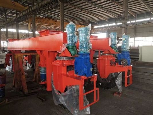 5 - 500 ton Kapasitas RTG Crane Listrik Double Beam Rubber Ban Gantry Crane