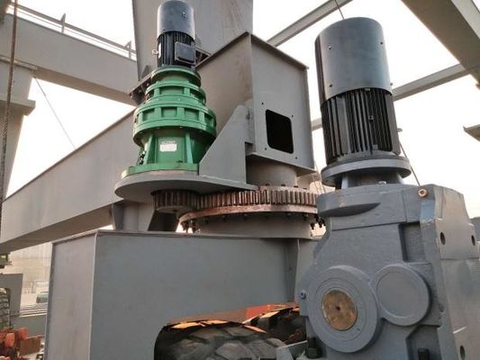 5 - 500 ton Kapasitas RTG Crane Listrik Double Beam Rubber Ban Gantry Crane