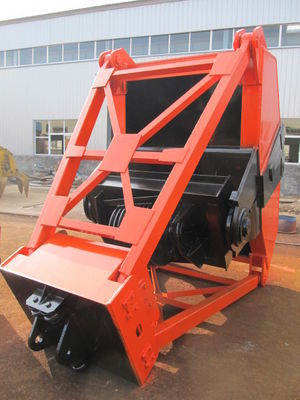 Bucket Derek Clamshell Mekanis Empat Tali 0,5CBM ~ 45CBM Kekuatan Tinggi