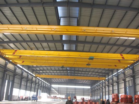 Remote Control Overhead Bepergian Crane 10 Ton EOT Crane Rentang 7.5m- 31.5m
