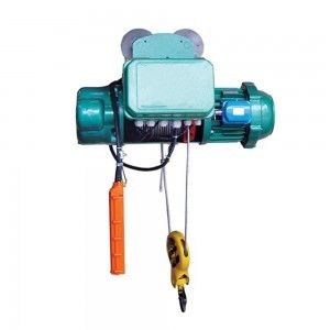 3 Ton Heavy Duty Electric Wire Rope Hoist Hoist Kabel Listrik Tiga Fasa Dengan Trolley