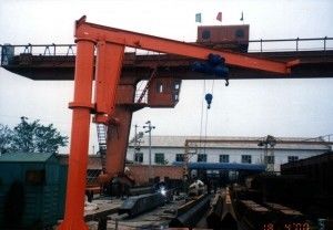 Mengangkat Tinggi 2000 ~ 6000mm Kolom Mounted Jib Crane A3 - A6 Berdiri Bebas