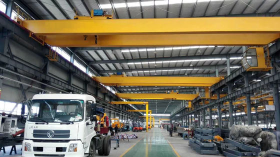 LH Model 5-40t Double Girder Overhead Crane dengan Trolley Hoist