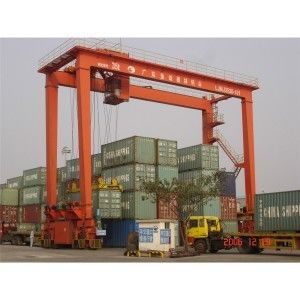 Quayside 40ton Rmg Container Cranes Kirim Ke Shore Gantry Crane 380VAC