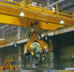 8t 10t 12.5t Grab Overhead Crane Waste Crane A8 Tugas Kerja