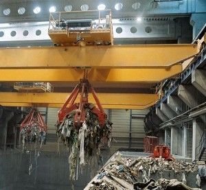 8t 10t 12.5t Grab Overhead Crane Waste Crane A8 Tugas Kerja