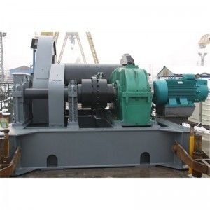 ISO Wire Rope Listrik Winch 10KN - 650KN