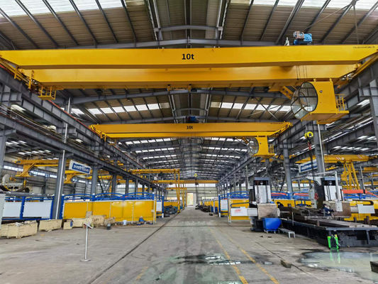 5ton~500ton Double Girder Overhead Traveling Crane IP54 Tipe Eropa