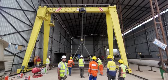 10-40m Rentang Mobile Hoist Crane Single Girder Ban 10 Ton Gantry Crane