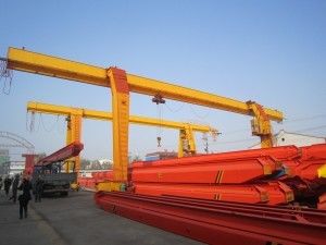 WEIHUA 5~32Ton MH Model heavy duty gantry crane Single Beam Gantry Crane