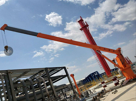 1 - 30T Electric Marine Knuckle Boom Crane Q235B Yacht Deck Crane