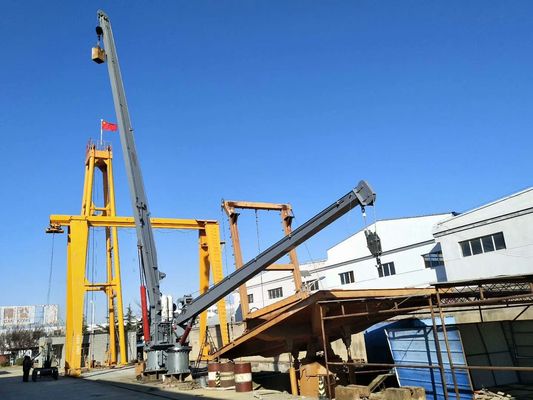 Q235B Marine Deck Crane Fixed Boom Crane 3 - Radius Kerja 30m