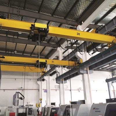 ISO SGS 10T Single Girder Overhead Travelling Crane Untuk Pembangkit Listrik 30m/mnt