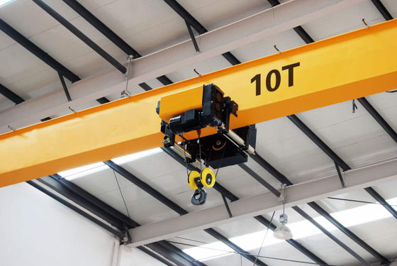 ISO SGS 10T Overhead Crane Single Girder Material Handling Crane standar Eropa