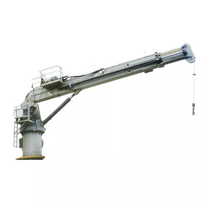 Offshore 2t - 30t Marine Deck Crane 40m Lifting Height Hemat Energi