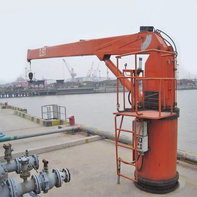 Offshore 2t - 30t Marine Deck Crane 40m Lifting Height Hemat Energi