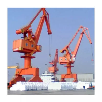 Portal Derek Pelabuhan Mobile Tipe Empat Link Derek Slewing 25t 45m Boom