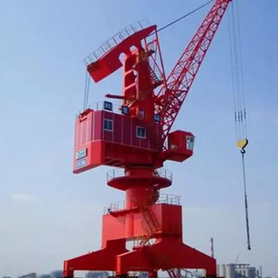 Portal Derek Pelabuhan Mobile Tipe Empat Link Derek Slewing 25t 45m Boom