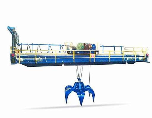 8t 10t 12.5t Overhead Travelling Crane A8 Tugas Kerja Dengan Grab