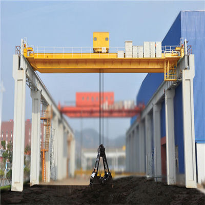 8t 10t 12.5t Overhead Travelling Crane A8 Tugas Kerja Dengan Grab
