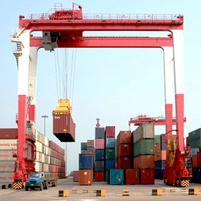 35t 40.5t Portal Kontainer Gantry Crane Ban Karet Gantry Crane A6 A7 A8