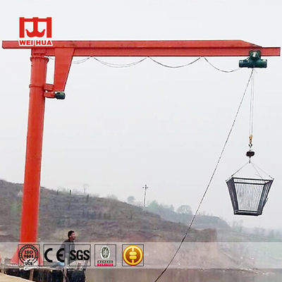 1000kg Fixed Floor Pillar Mounted Jib Crane