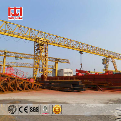 Efisiensi Tinggi 10t Mobile Single Girder Goliath Crane A5 Quay Gantry Crane