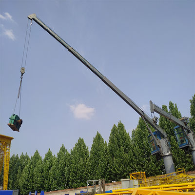 Offshore 50-80 ton Marine Deck Crane 40m Lifting Height Penghematan Energi