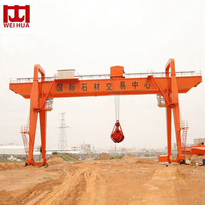 MZ Tipe A3-A8 Double Girder Goliath Gantry Crane 50 Ton Dengan Kait