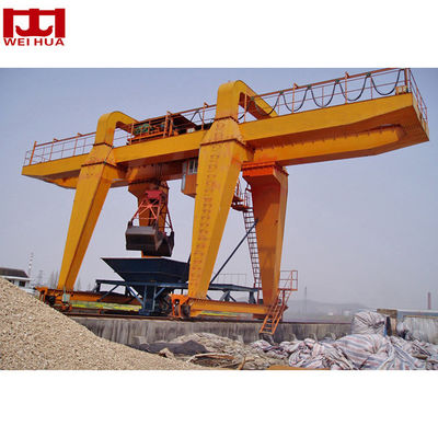 MZ Tipe A3-A8 Double Girder Goliath Gantry Crane 50 Ton Dengan Kait