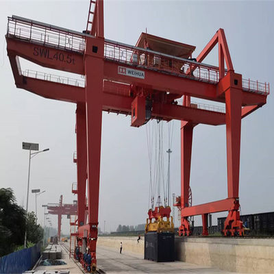 Mobile Heavy Duty Rail Mounted Container Gantry Cranes RMG Model