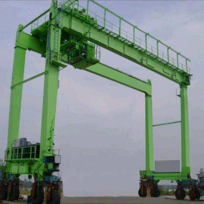Rubber Tyred Container Gantry Crane Balok Ganda RTG A6