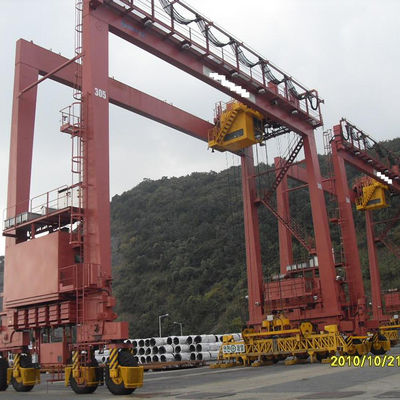 Rubber Tyred Container Gantry Crane Balok Ganda RTG A6