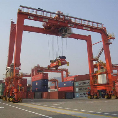 RTG Rubber Tire Gantry Crane 50ton High Straddle Carrier